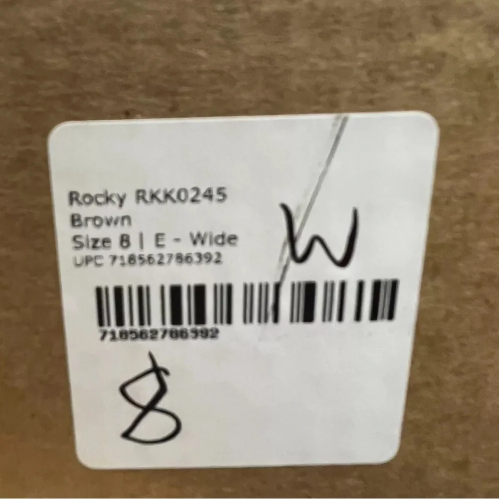 Rocky Mens Worksmart Comp Toe Boot Brown Size 8W